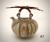 Pearled Bulbous with Dyed Reed Handles